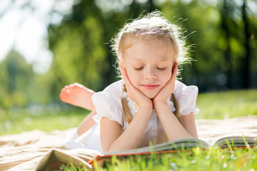 Summer weekend in park