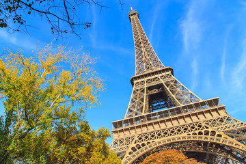 Eiffel Tower in Paris, France 