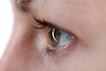Fototapeta na wymiar Female eye close-up