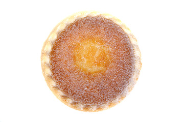 Fototapeta na wymiar pudding tart with powdered sugar