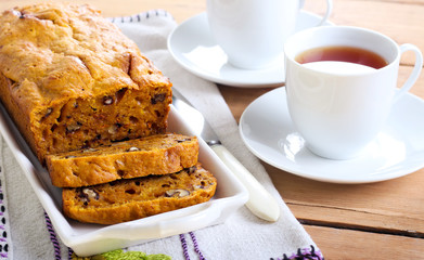 Pumpkin and nut bread