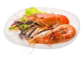 Giant Freshwater Prawn and king prawns