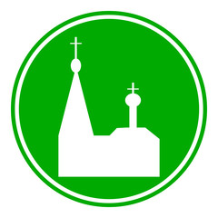Orthodox church button