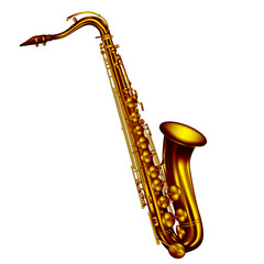 Naklejka premium Tenor saxophone