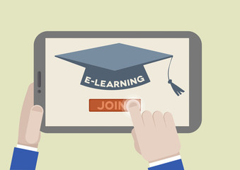 FLAT_tablet_eLearning