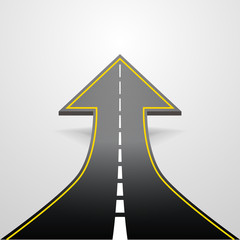 Fototapeta premium road arrow