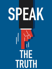 Word SPEAK THE TRUTH