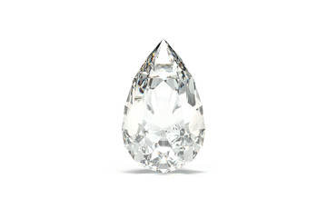 Diamond, White Background - 73932307