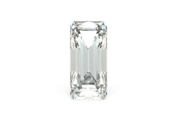 Diamond, White Background