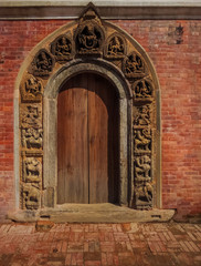 Door at Bhaktapur, Nepal