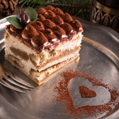 Christmas tiramisu