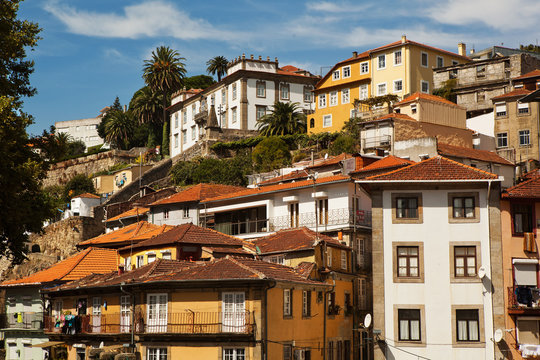 The balconies of Porto, Portugal.