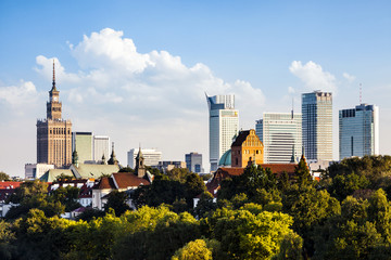 Warsaw downtown at afternoon - 73939189