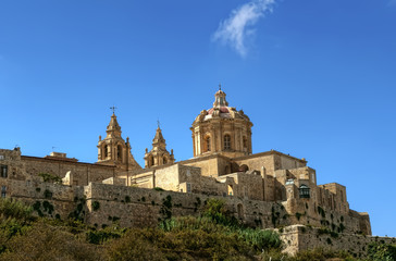 Fototapeta na wymiar Malta-La Valletta Mdina