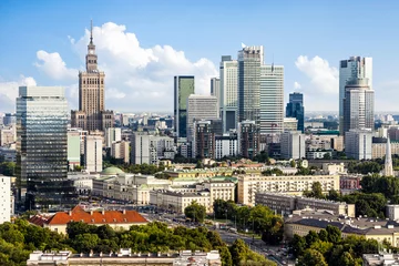Fotobehang Warschau centrum © FilipWarulik