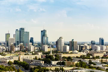 Foto op Canvas Warsaw business center © FilipWarulik
