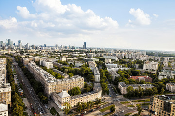 Warsaw aerial view © FilipWarulik