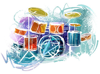 Colorful Drums