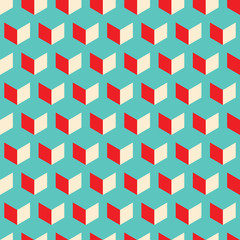 A seamless vector pattern of chevron shapes