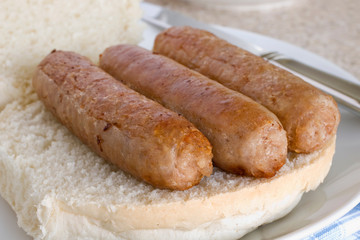 Sausage Sandwich or breakfast roll