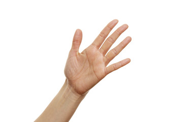 Handzeichen Fünf