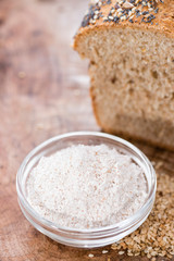 Homemade loaf of bread