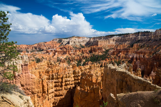 Storm clouds over Bryce Canyon