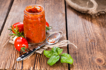 Obraz na płótnie Canvas Homemade Tomato Sauce