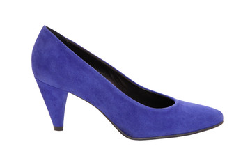 blue suede shoe