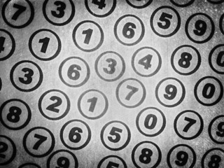 Nummern/Ziffer-Hintergrund...