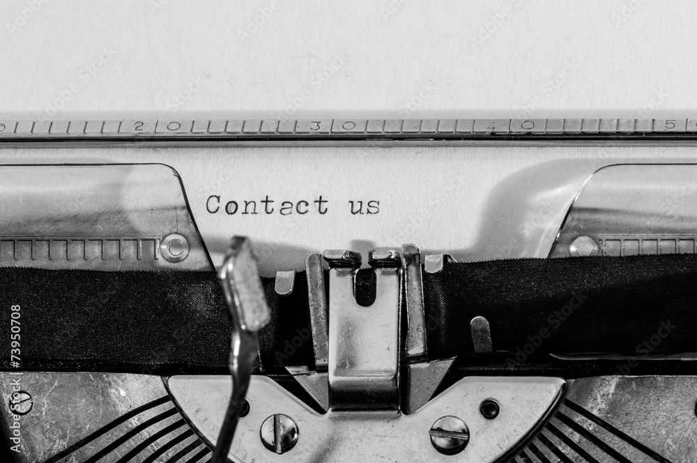 Fototapete old typewriter with the 