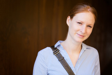 Smiling Woman - Urban Portrait