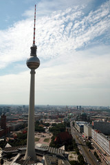 Obraz premium Fernsehturm am Alexanderplatz
