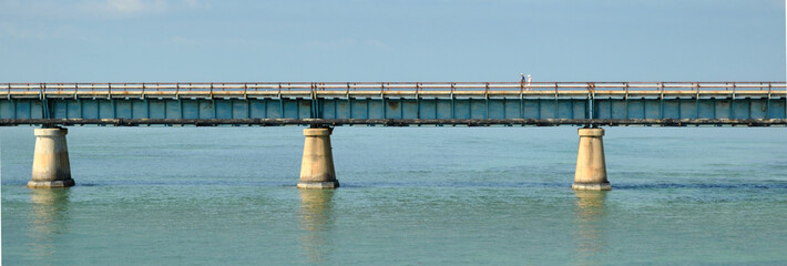 7 Mile Bridge from Florida, USA