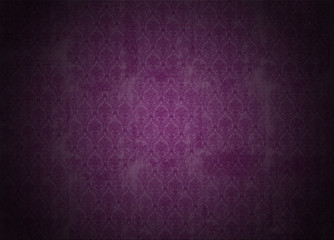 Interieur Tapete, violett, viktorianisches Design, Hintergrund