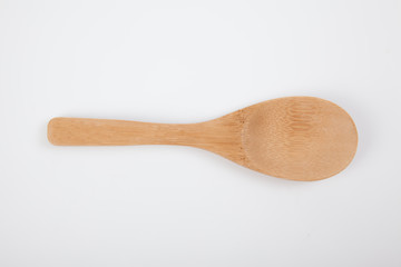 One wooden spoon
