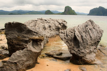 Fototapeta na wymiar Landscape of El Nido. Palawan island. Philippines.