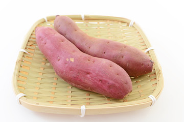 新鮮なさつまいも