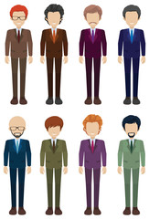 Faceless businessmen