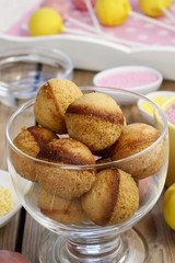 Cake pops before decorating