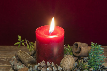 Hintergrund, Weihnachtsdekoration