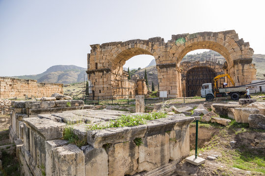 Hierapolis. Northern Roman baths, II - III century AD