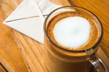 Glass of coffee