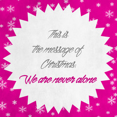 Merry Christmas Season Greetings Quote