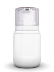 White small shaving foam Aerosol Spray.