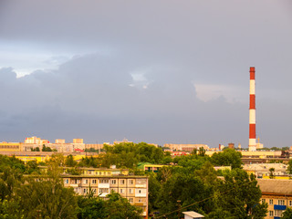 Fototapeta premium Factory chimneys.