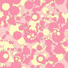 Vector pattern with abstract elements in pink color