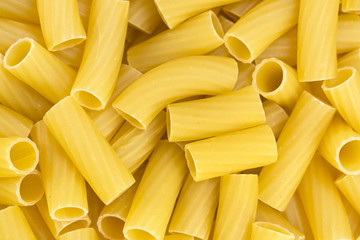 raw pasta background close up