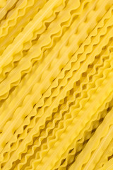 raw pasta background close up