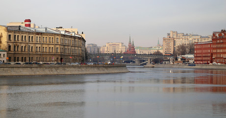 Naklejka premium Moscow river